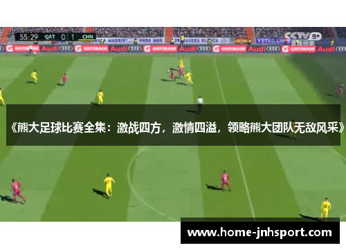 《熊大足球比赛全集：激战四方，激情四溢，领略熊大团队无敌风采》
